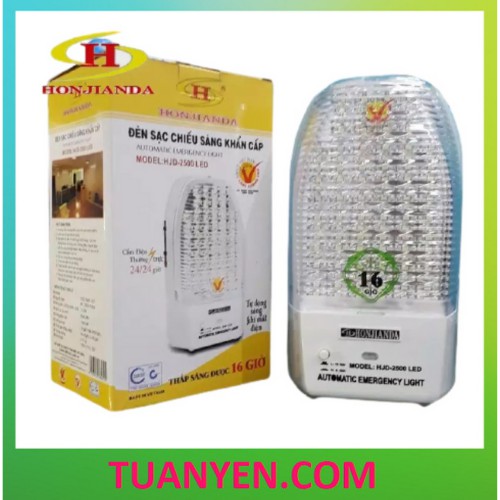 Đèn Sạc Chiếu Sáng Khẩn Cấp Honjianda HJD-2500 Led