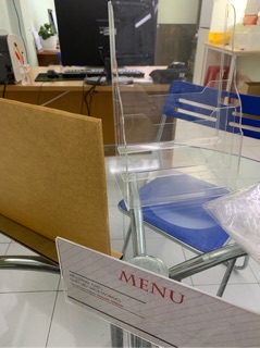 Menu mica A4, khung thực đơn A4