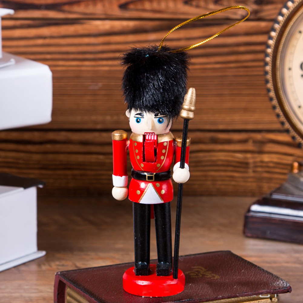 Sanmubo.vn*4Pcs/1Set Nutcracker puppet Soldier Shaped Pendant for Christmas Tree Decoration Ornaments Bar Window