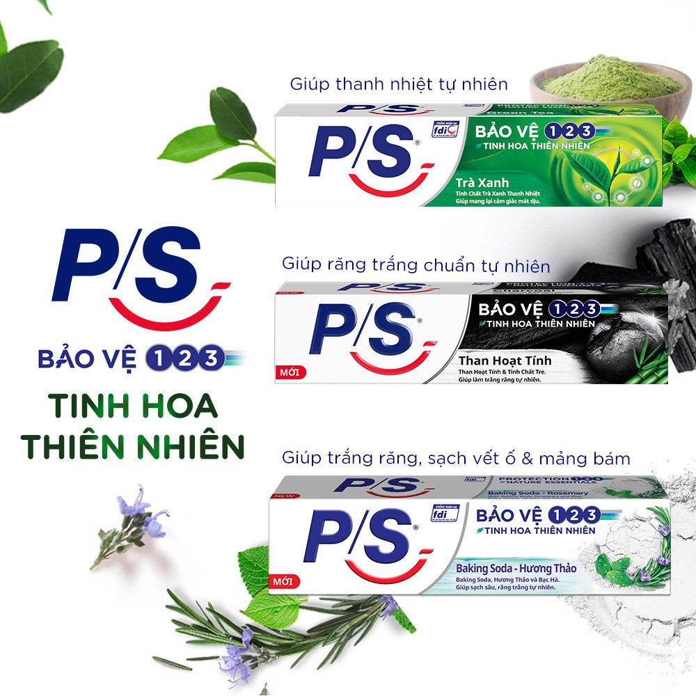 Kem Đánh Răng P/S bảo kê 123 Trà Xanh 240g mã sản phẩm 67437364 (Giá tốt nhất )