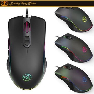 Chuột gaming có dây HXSJ A867RGB độ bền cao con lăn nhẹ hỗ trợ đắc lực cho các game thủ