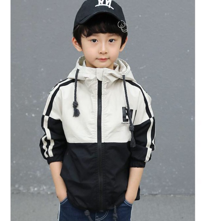 áo khoác trẻ em , áo khoác gió 2 lớp END 2 lớp cho bé trai và bé từ 13kg -40kg M007