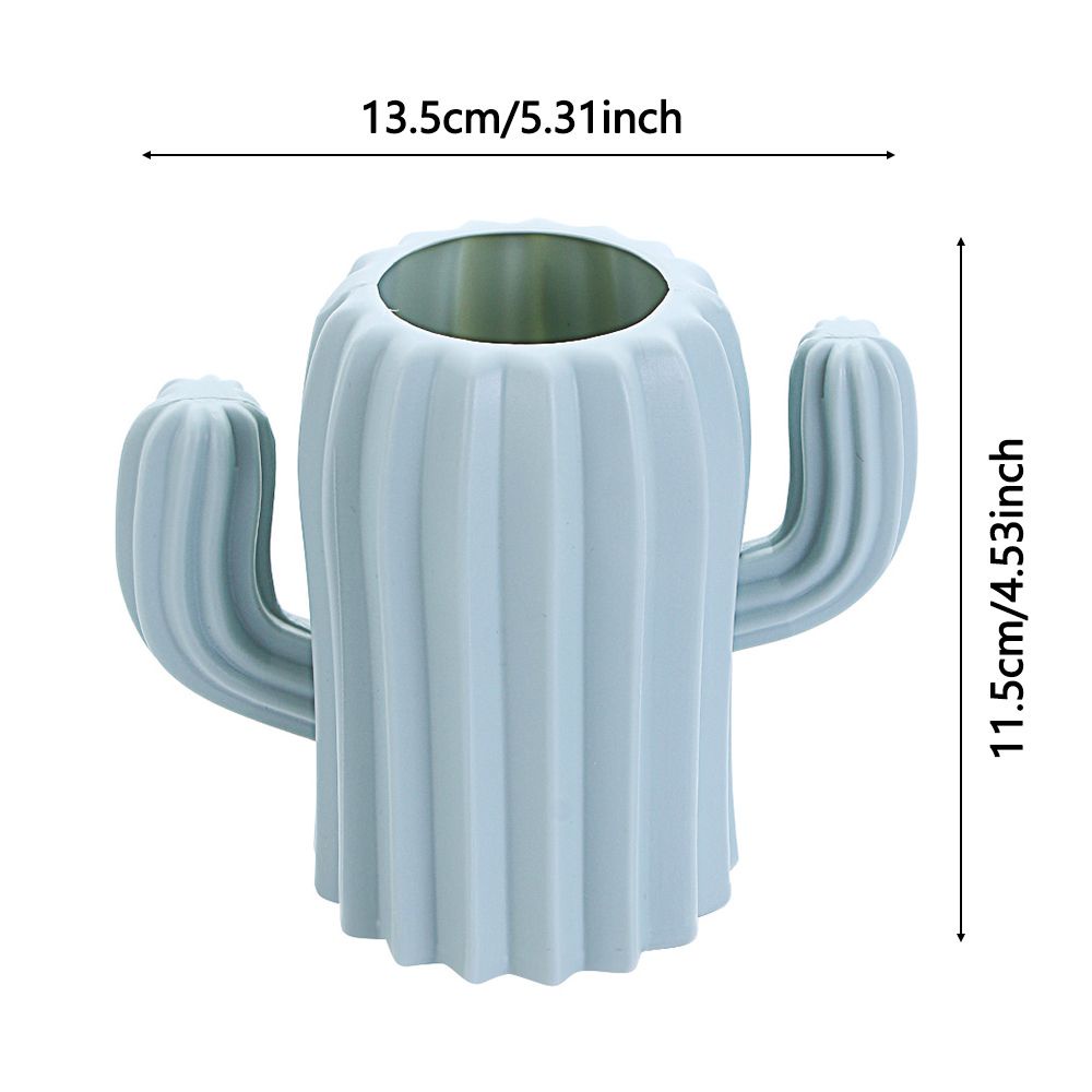 Hộp Đựng Đồ Trang Điểm Để Bàn Hình Cây Xương Rồng Bằng Nhựa Đa Năng Nhiều Màu Sắc