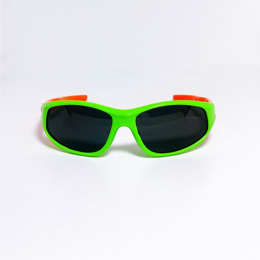 Kính mát trẻ em thời trang cao cấp JJ202220 gọng nhựa dẻo, tròng đen chống bụi, chống tia UV dành cho bé trai và bé gái