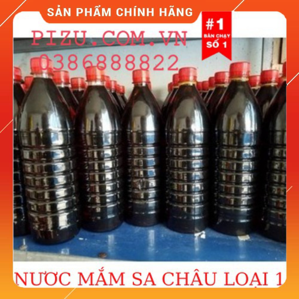 1 Lít Nước Mắm Sa Châu Truyền Thống 40 Độ Đạm - Hàng Chuẩn - Chất Lượng - Siêu Ngon