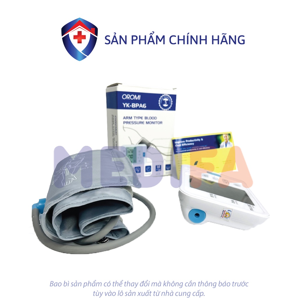 [Chính hãng] Máy đo huyết áp bắp tay, bảng điện tử OROMI YK-BPA6