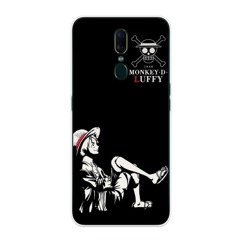 Ốp Lưng Oppo F7 F9 F11 Pro TPU mềm Case One Piece Black