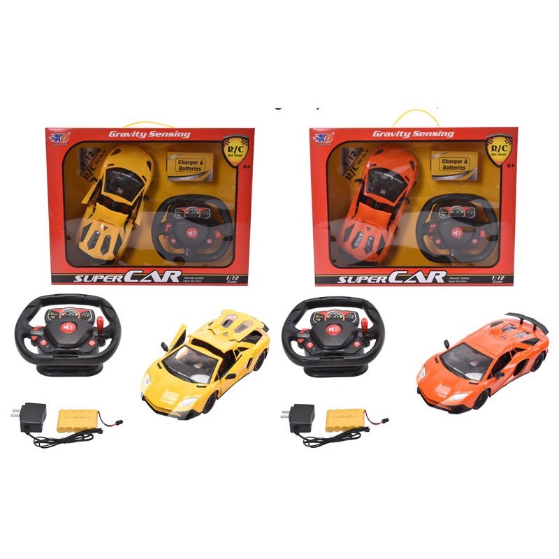 Xe điều khiển từ xa Lamborghini 1:12 Remote Vô Lăng 30cm - 3688-K46 3688-K47 Hộp dài