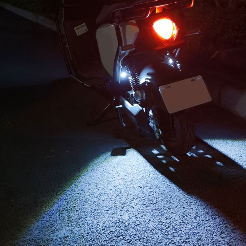 SEAMETAL Đèn Led Cảnh Báo Điều Khiển Từ Xa 8 Màu Thông Dụng Gắn Đuôi Xe Mô Tô