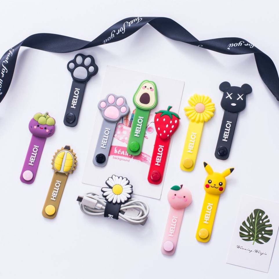 [Hàng Mới] Dây nút bấm bảo vệ cáp sạc, tai nghe nhỏ gọn tiện dụng - TOVO store | BigBuy360 - bigbuy360.vn