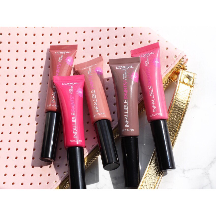 [Auth] Son Kem Lì Infallible Lip Paints Made in Canada
