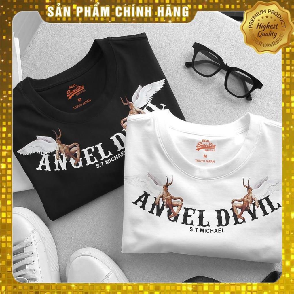 Áo Thun ANGEL DEVIL UNISEX Nam Nữ From Rộng Giá Rẻ