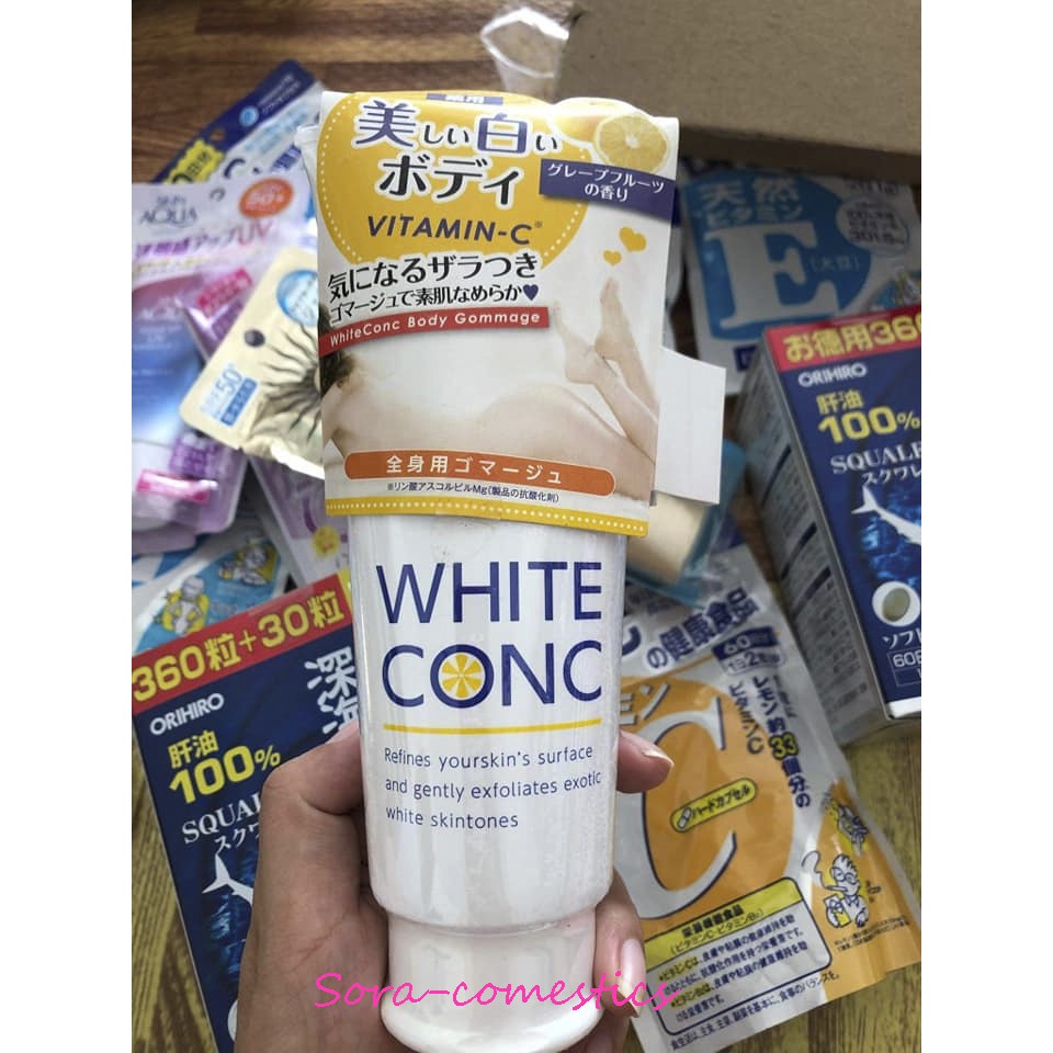 Tẩy Da Chết White Conc 180g Nhật Bản