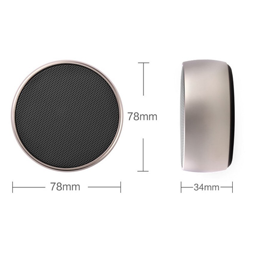 Loa Bluetooth vỏ thép- âm thanh Bass cực chất- loa xách tay nhỏ gọn- BLT BS-02