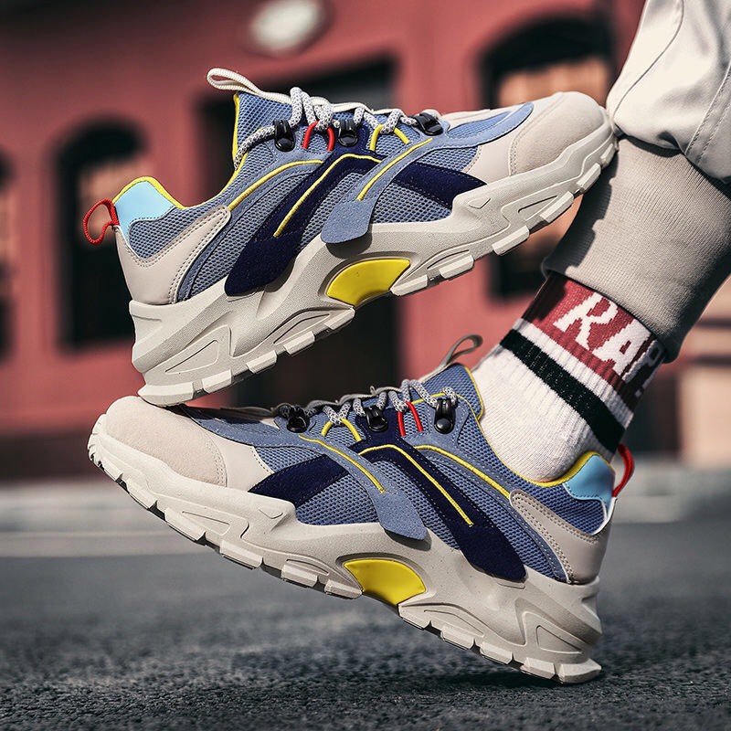 Giày Thể Thao Nam ♥️ Sneakers ♥ GD99 Chất Liệu Vải Sợi, Da Lộn, Phối Màu Cực Ngầu Trẻ Trung Mẫu Hot Trend Size 39 -44 | BigBuy360 - bigbuy360.vn