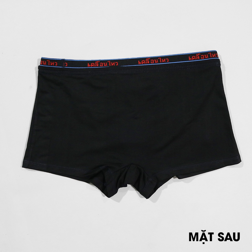 Combo 5 quần lót sịp đùi boxer nam chất liệu vải mềm thấm hút mồ hôi bền đẹp khử mùi