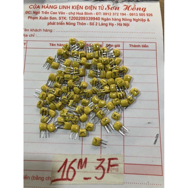 20 con Thạch anh 16M 3 chân