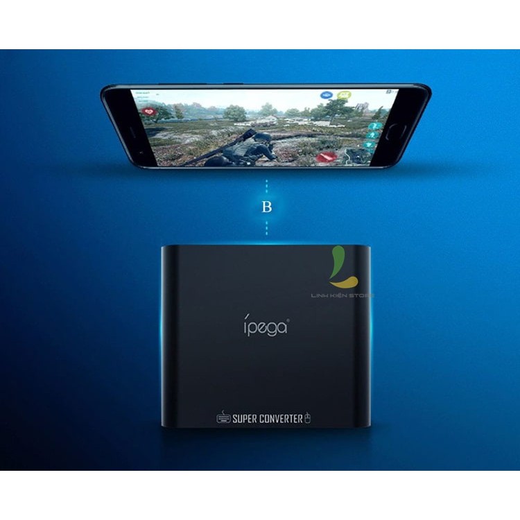 Bộ chuyển đổi Ipega PG 9116 - Bộ chuyển đổi chơi game PUBG mobile, Call of Duty, Free Fire | BigBuy360 - bigbuy360.vn