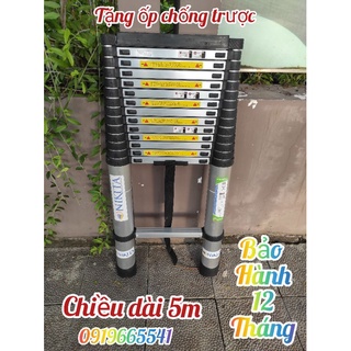 Thang nhôm rút đơn 5m nikita nhật bản r-50