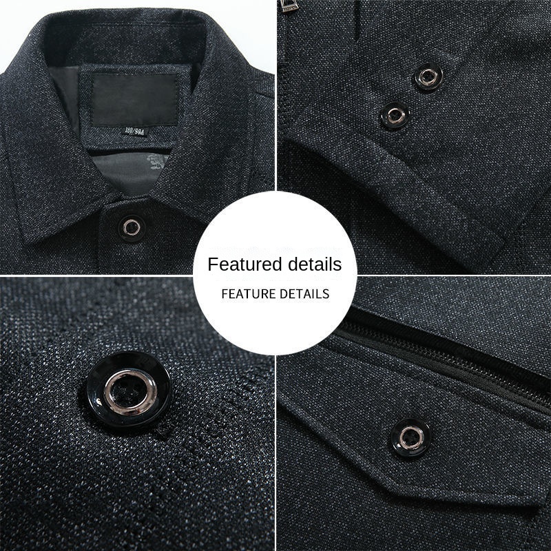 Áo Khoác Mỏng Dáng Rộng Kích Thước 170-190 Dành Cho Nam Giới