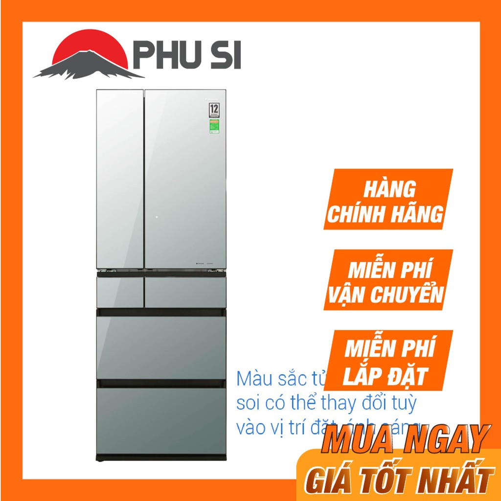 [MIỄN PHÍ VẬN CHUYỂN LẮP ĐẶT] - NR-F603GT-X2 - Tủ lạnh Panasonic Inverter 589 lít NR-F603GT-X2
