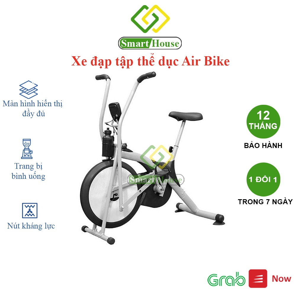 ( TẶNG TINH DẦU) Xe Đạp Tập Thể Dục AirBike MK98 - Hàng Chính Hãng