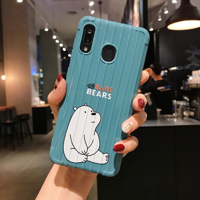 Ốp lưng Samsung A02 A10 A10S A20S M31 M30S M21 J8 J7 J6 J6+ J4 J4+ J2 Prime Plus Pro 2018 Trunk Cute Bear Soft case  | BigBuy360 - bigbuy360.vn
