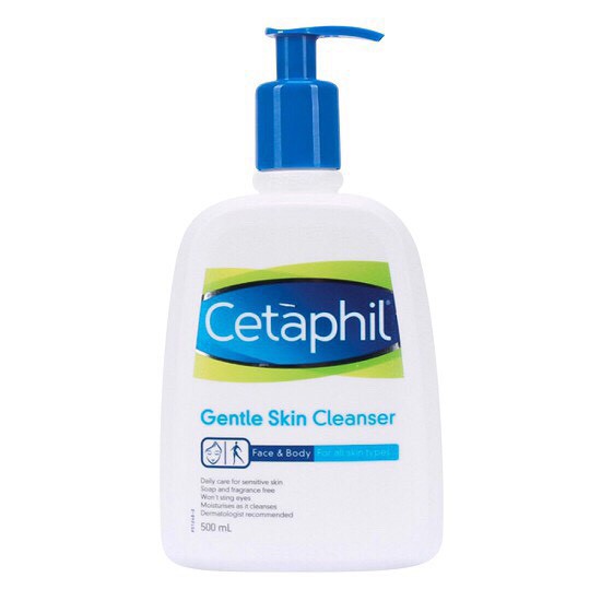 Sữa Rửa Mặt Dịu Nhẹ Cetaphil Gentle Skin Cleanser 500ml