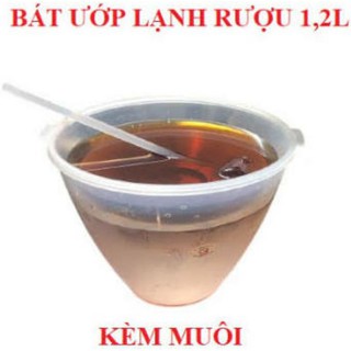 BỘ BÁT ĐỰNG RƯỢU - DỤNG CỤ ƯỚP LẠNH RƯỢU KÈM GÁO MÚC