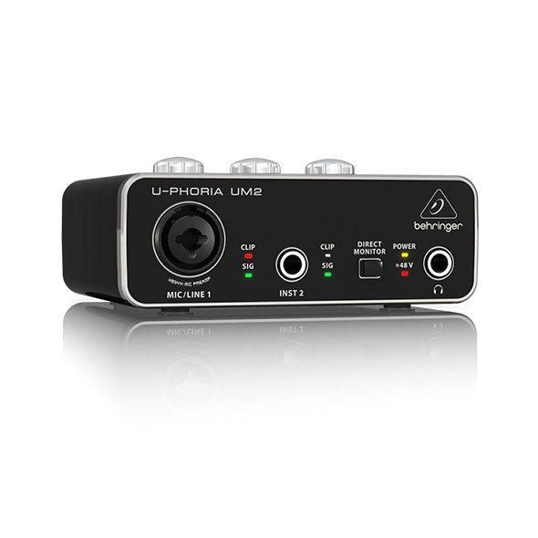 SOUNDCARD Thu Âm BEHRINGER U-PHORIA UM2 - Chính Hãng Phân Phối