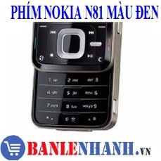 BÀN PHÍM ĐIỆN THOẠI NOKIA N81 MÀU ĐEN