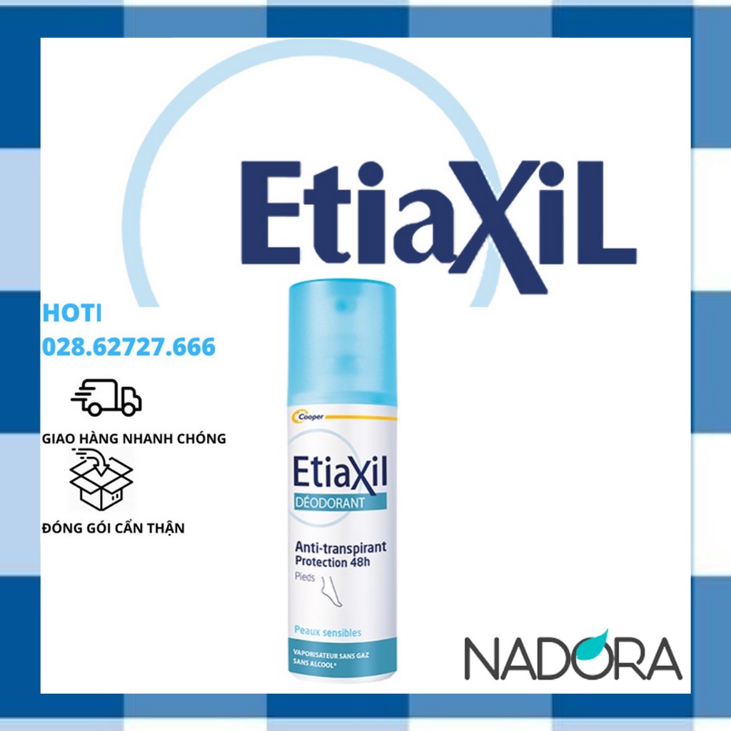 Xịt Điều Tiết Mồ Hôi Chân - Etiaxil (100ml)