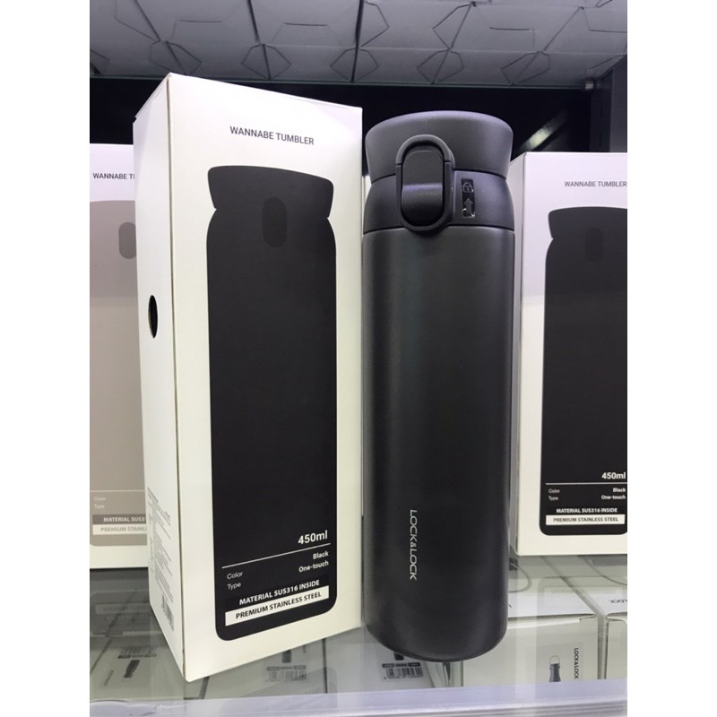 [LOCK&amp;LOCK Bình giữ nhiệt inox cao cấp 450mL WANNABE TUMBLER - LHC3240