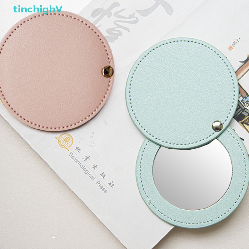 1 Gương Trang Điểm Mini Bỏ Túi Có Thể Gập Lại Tiện Dụng