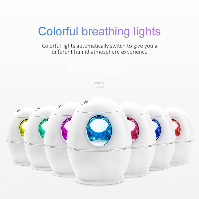 Ready Stock800Ml Large Capacity Air Humidifier USB Aroma Diffuser Ultrasonic Cool Water Mist Diffuser With Colorful LED Night Light For Office Home