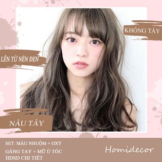 Thuốc Nhuộm Tóc Tại Nhà Nâu Tây