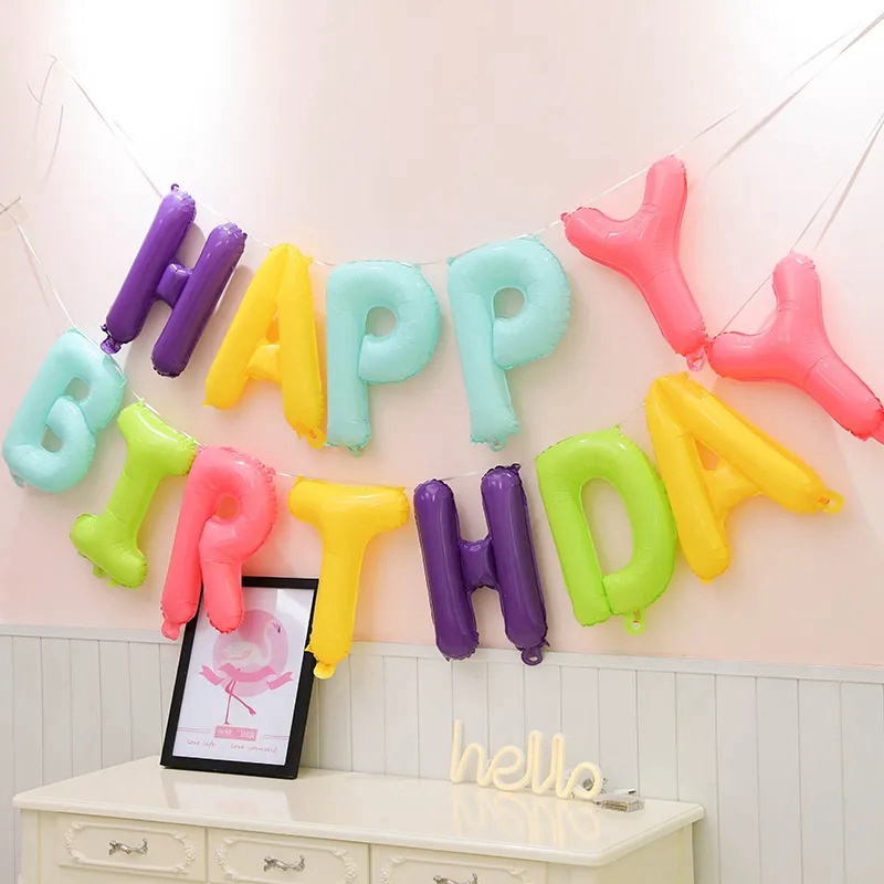 Bong Bóng 16 Inch Nhiều Màu Sắc Dùng Trang Trí Tiệc Sinh Nhật