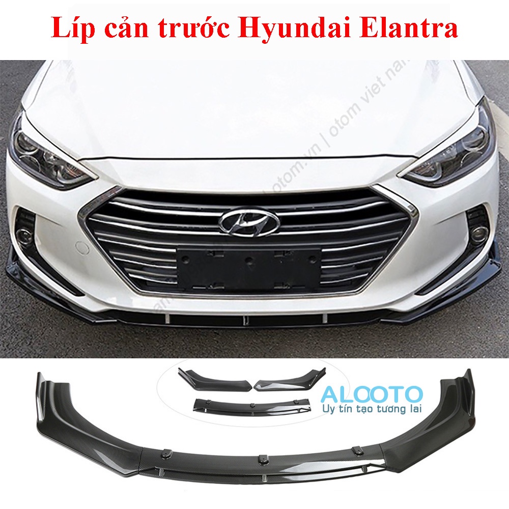 Lip trước, cản trước thể thao Hyundai Elantra 2016-2021 mẫu M02