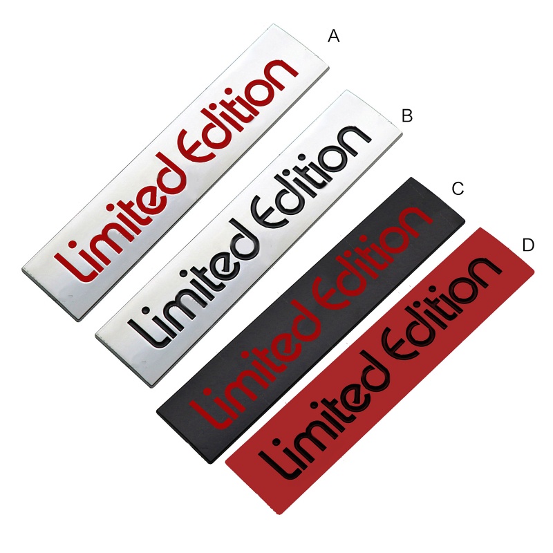 Miếng Dán 3D Trang Trí Đuôi Xe Hơi Phiên Bản Giới Hạn