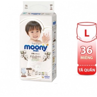 Bỉm dán quần moony các size nb90 s84 m64 m58 l54 l44 xl38 xxl26 - ảnh sản phẩm 3