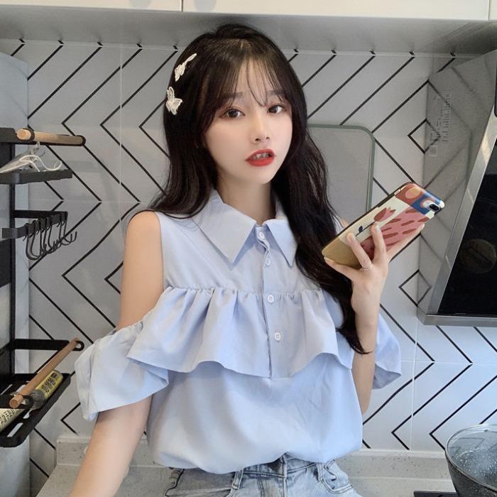 Áo Kiểu Búp Bê Hở Vai Thời Trang Mùa Hè Xinh Xắn Cho Nữ