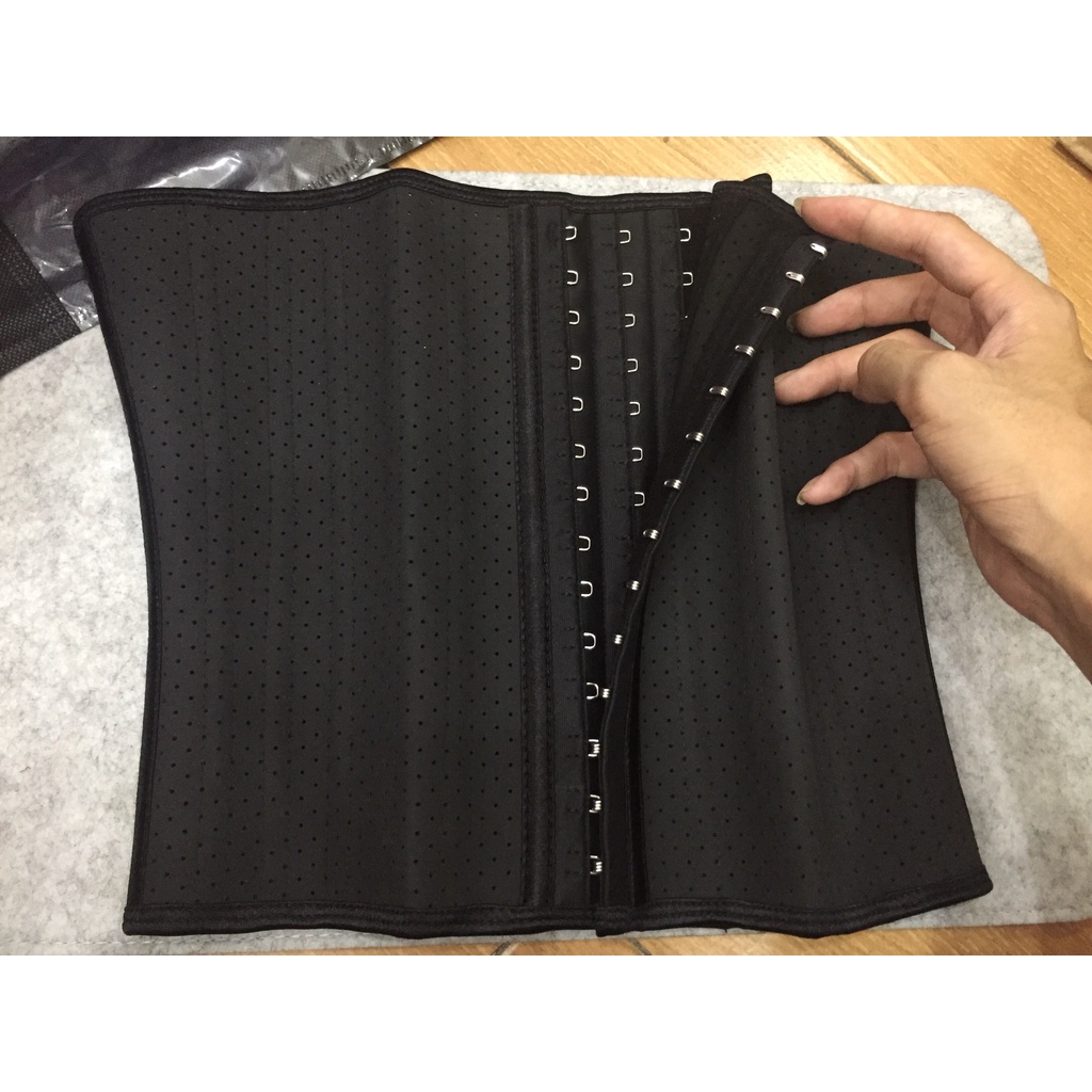 Latex 25 xương thông hơi định hình eo_ đai latex_ đai định hình