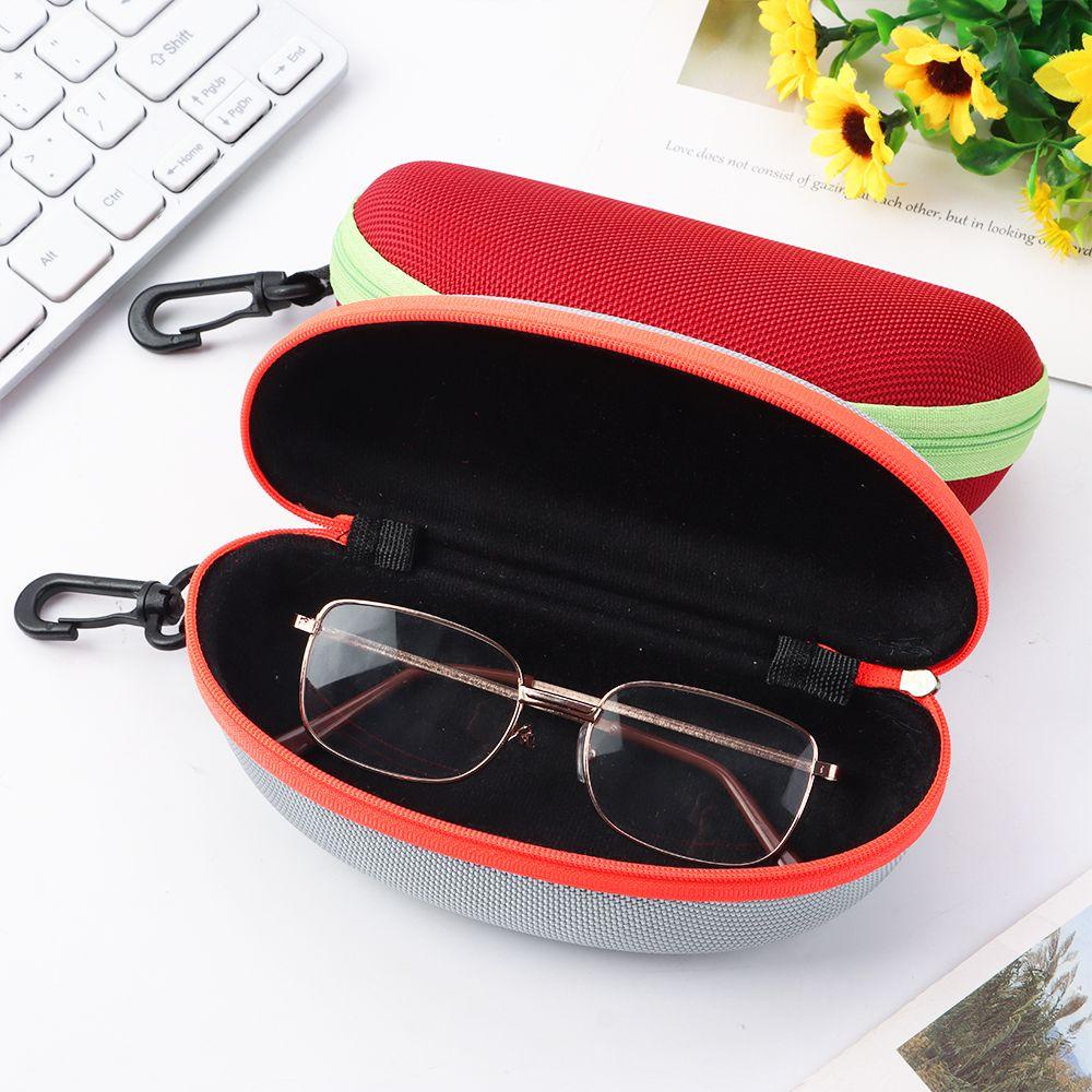 Hộp Đựng Mắt Kính Có Khóa Kéo Phong Cách Vintage Giá Đỡ