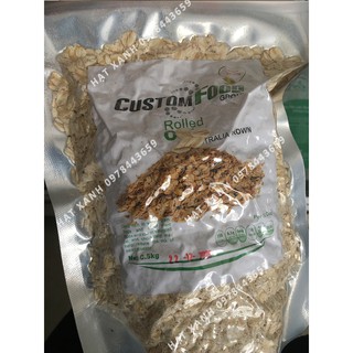 Hạt Yến Mạch Úc (cán dẹt, nguyên cám) 500gr
