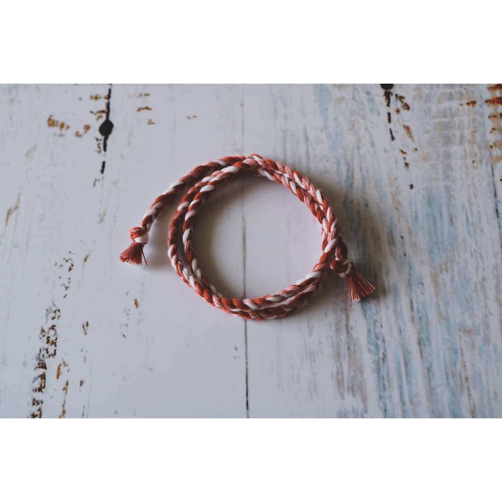 Vòng tay, Vòng chân handmade cuộn Hồng Đất