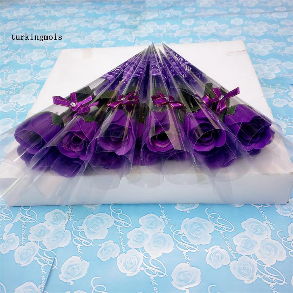 Set 10 Bông Hồng Sáp Làm Quà Tặng