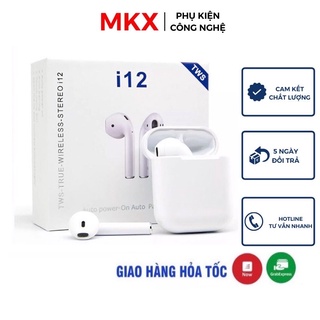 [ HÀNG CAO CẤP ] Tai nghe bluetooth không dây Inpods i12 TWS - [ BẢO HÀNG 06 THÁNG ]