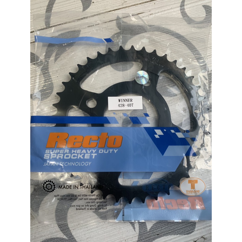 Dĩa 40T xe winner hiệu recto