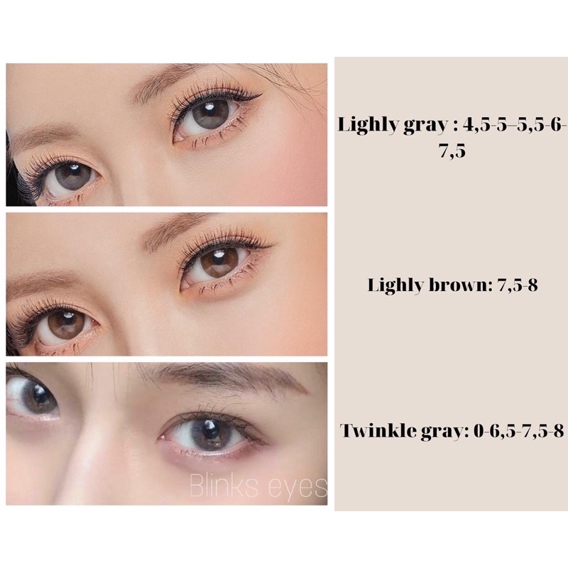 Kính áp tròng Hàn Quốc xả kho ( độ lẻ )
