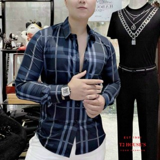 ÁO SƠ MI NAM HỌA TIẾT IN CHỮ NGANG NGỰC
